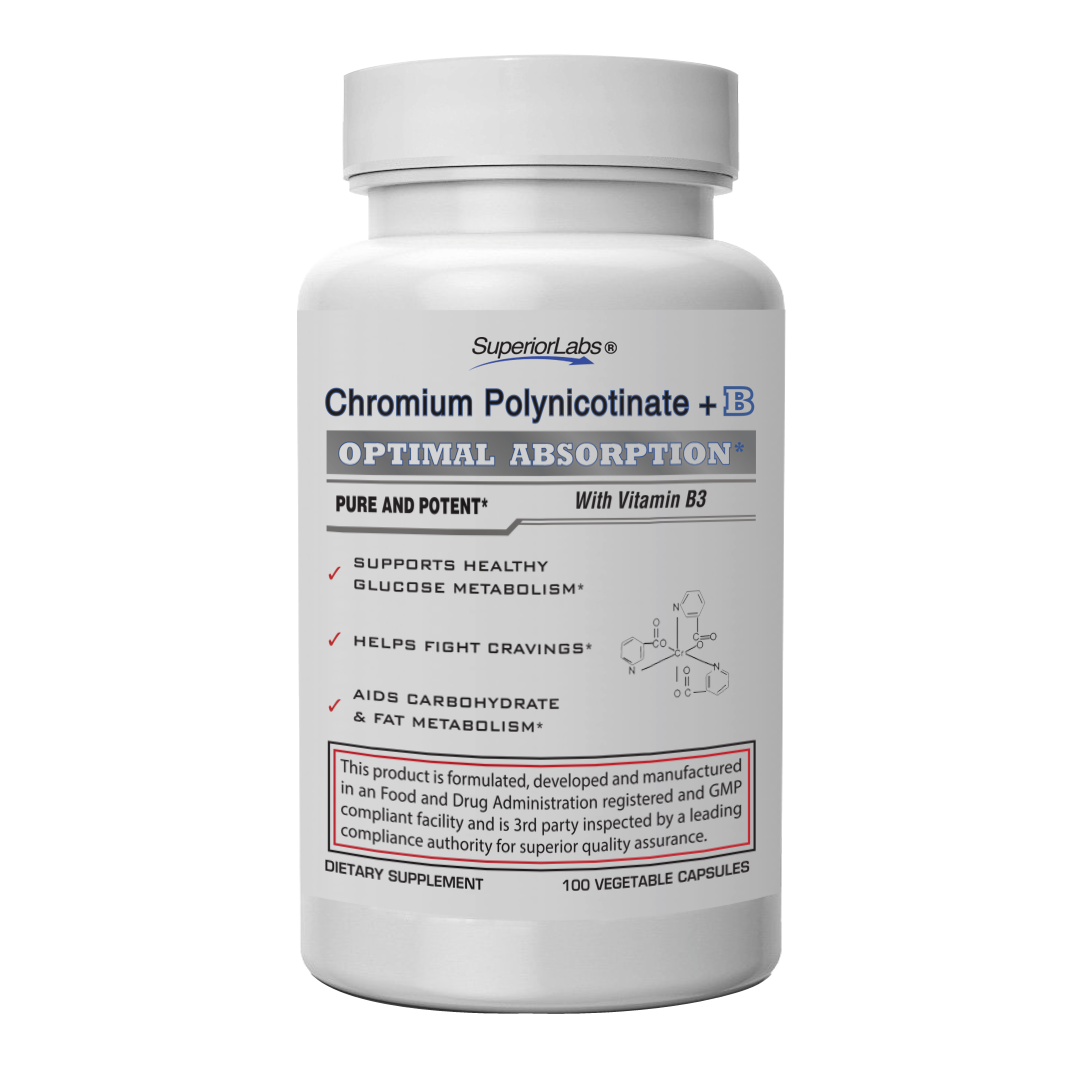 Chromium Polynicotinate | Chromium Supplement - Superior Labs
