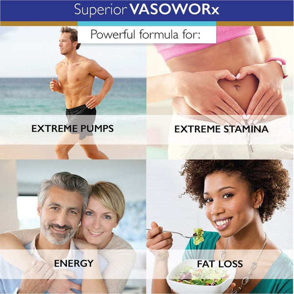 VasoWORx Nitric Oxide Supplement Superior Labs