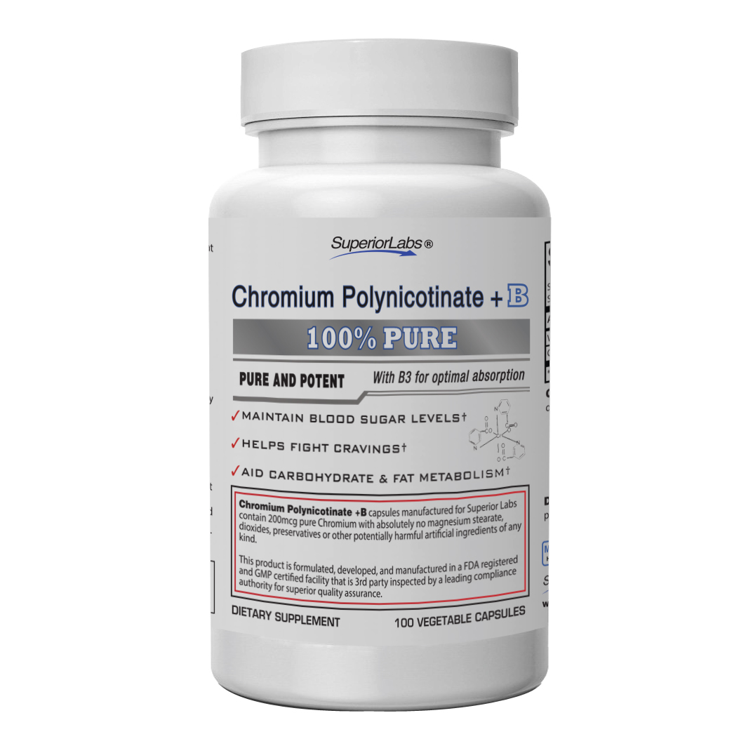 Chromium Polynicotinate + B